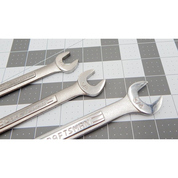 Craftsman Combination Wrenches SAE Set of 3 Forged in USA VV Series - Picture 5 of 7